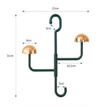360 Degree Rotatable Light Luxury Multifunctional Hanging Storage Shelf
