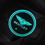 7 Colors Led Changing USB Charging Car Logo Cup Lights up Holder