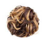 Bun Clipping Flower Bud Wig