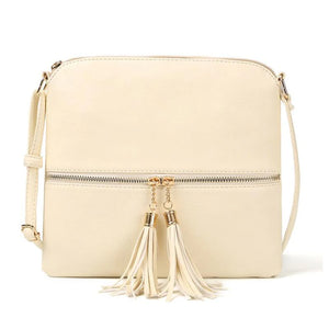Medium Crossbody Bag with Tassel