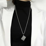 Sterling Silver Tiny Bible Necklace