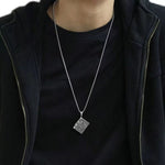 Sterling Silver Tiny Bible Necklace