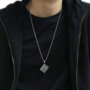 Sterling Silver Tiny Bible Necklace