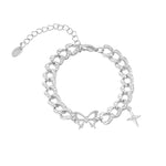 Butterfly and Star Cutout Bracelet