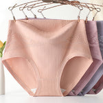 Large Size High Waist Cotton Antibacterial Anti-Side Leak Underwear
