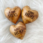 Little Pocket Hug Wooden Heart Token