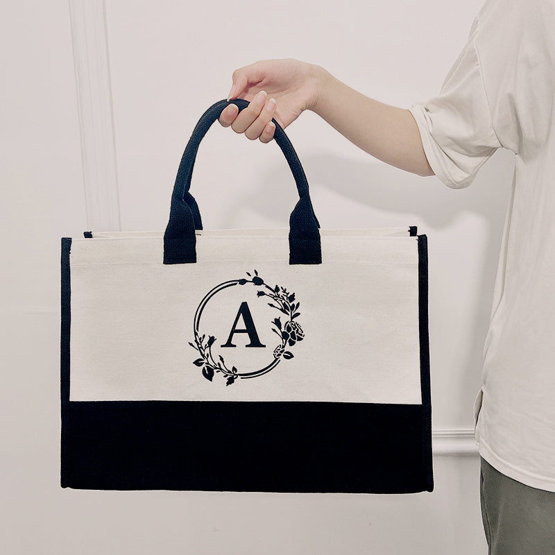 Letter Canvas Bag