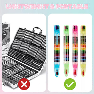 20 in 1 Stacking Point Crayons（ 4pcs）