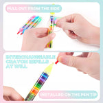 20 in 1 Stacking Point Crayons（ 4pcs）