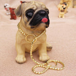 Dog Training Collars Snake P Choke Metal Slip Chain