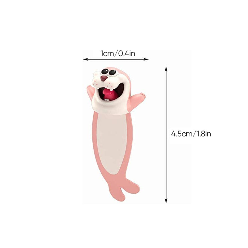 3D Stereo Sea Animal Bookmark