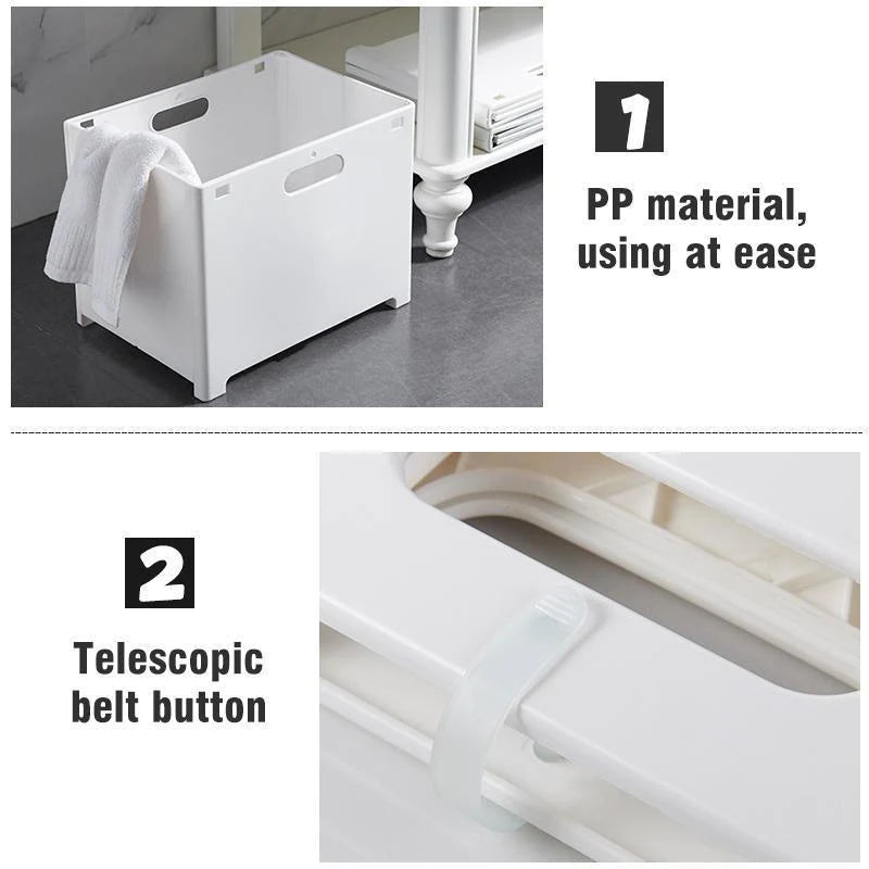 Punch-Free Folding Storage Basket
