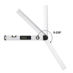 Aluminum alloy digital display angle ruler