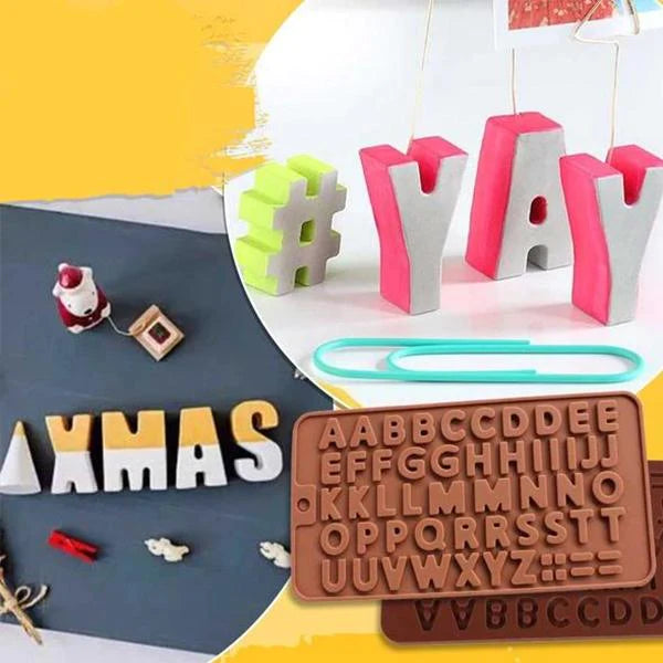 Concrete Alphabet Mold