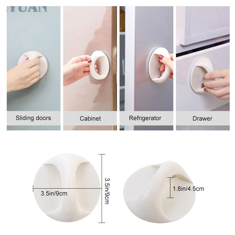 Adhesive Multi-function Door Window Handle (10 PCs)