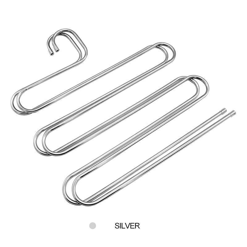 S-Shape Stainless Steel Clothes Hangers