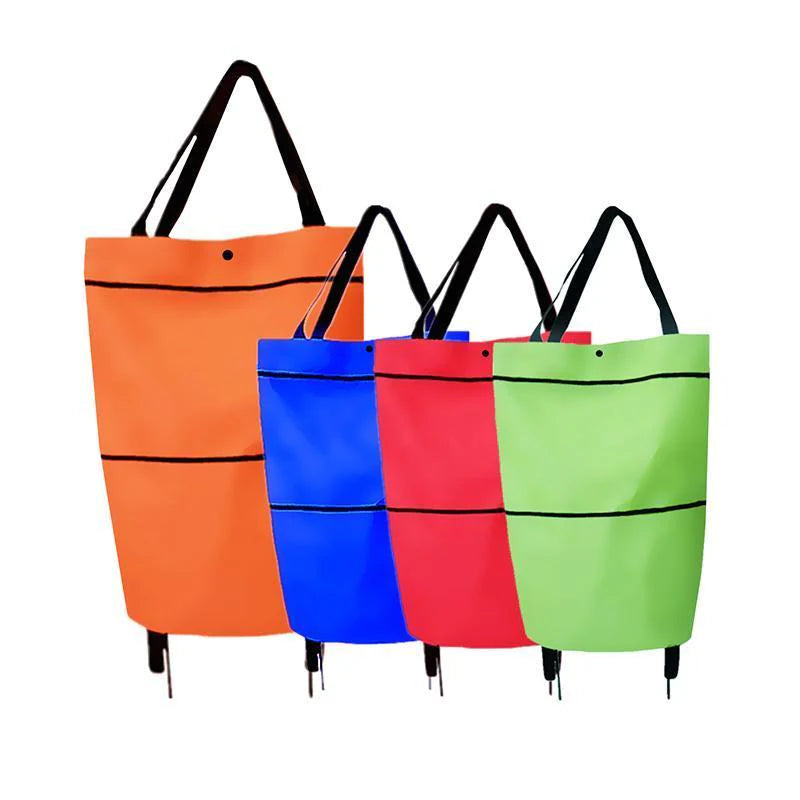 Shopping bag folding green bag