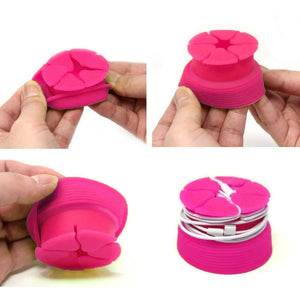 Hirundo Earphones Wrap Soft Silicone Earphone Winder