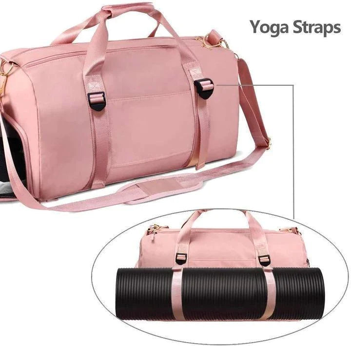 Gym & Travel Duffel Bag with Dry Wet Pocket --Free Shipping