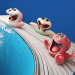 3D Stereo Sea Animal Bookmark