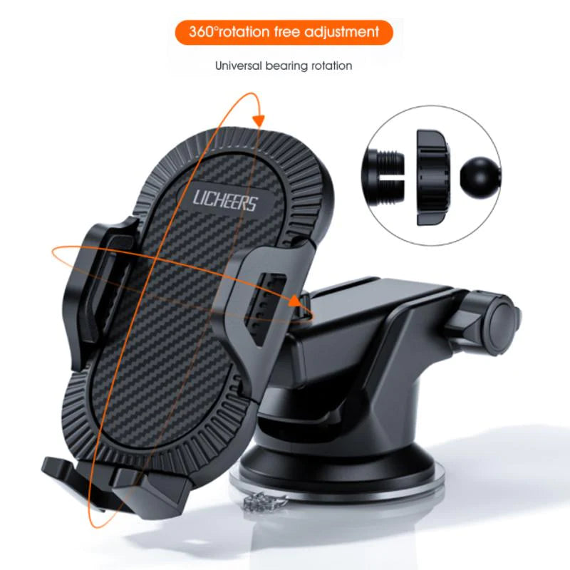 LICHEERS Sucker Car Phone Holder