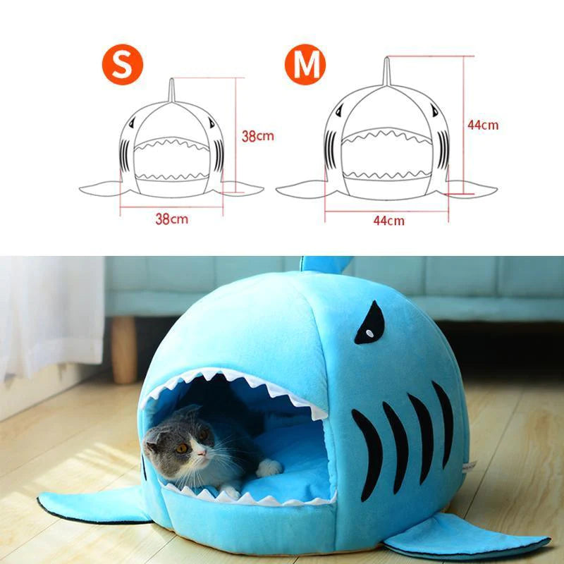 Shark-shaped Pet Bed