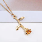 Rose Pendant Necklace