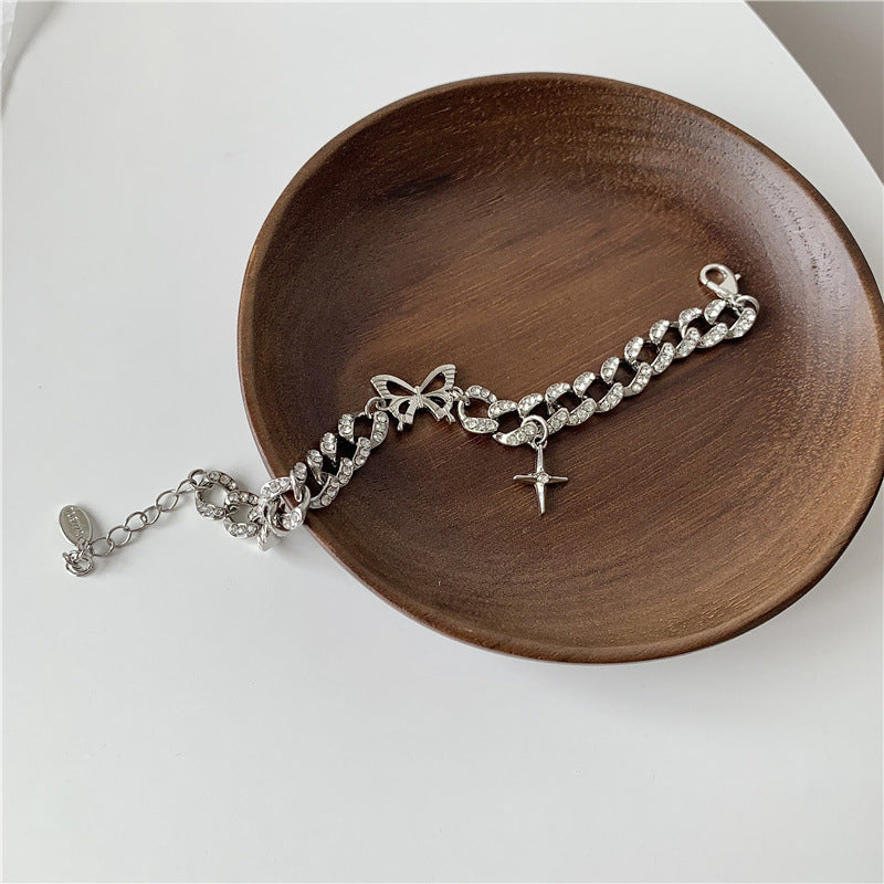 Butterfly and Star Cutout Bracelet