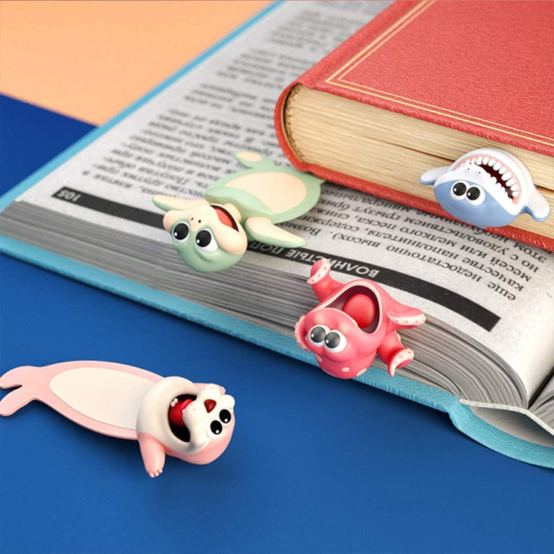 3D Stereo Sea Animal Bookmark