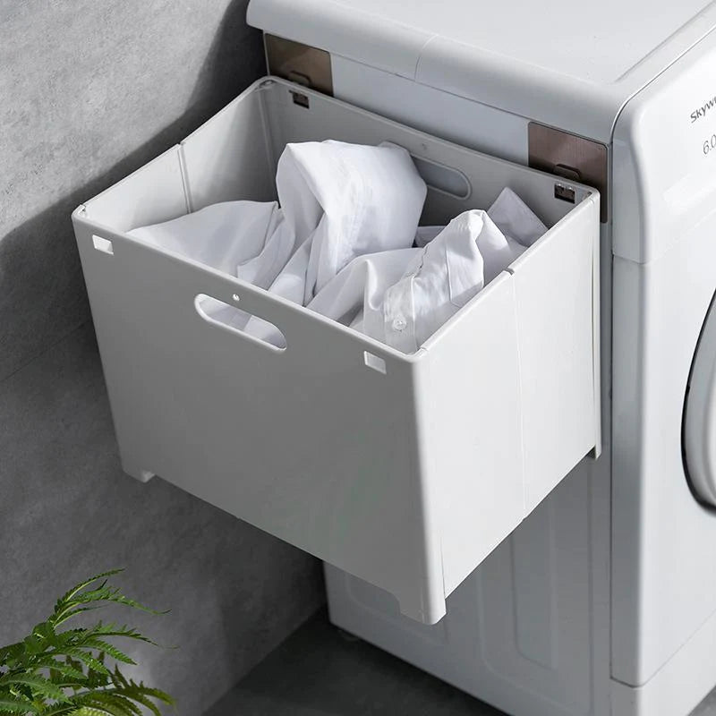 Punch-Free Folding Storage Basket