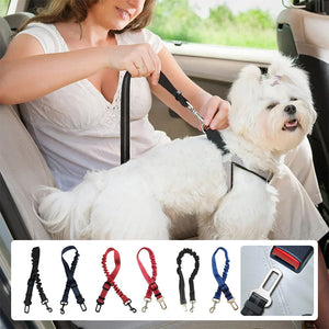 Adjustable Elastic Dog Seat Belt