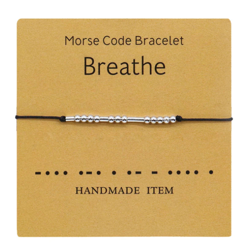 Morse Code Couple Bracelet