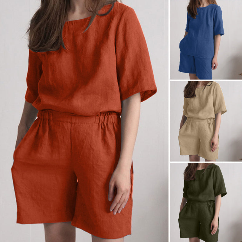 ✨💐Women Plus Size Loose Shorts Suit💐✨