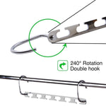 Hirundo Magic Clothes Stainless Steel Hangers